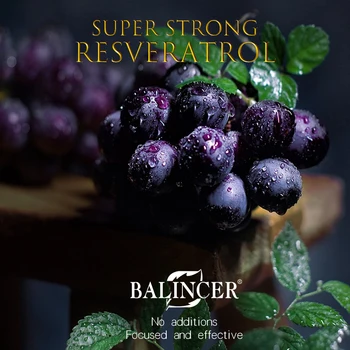Balincer Resveratrol Capsules Support Cardiovascular Health, Antioxidants, Improve Immunity, and Promote Smooth Skin 2