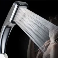 300 Holes High Pressure Rainfall Shower Head Water Saving Sprayer Nozzle Shower Head Water Saving Filter Bathroom Accessories 2
