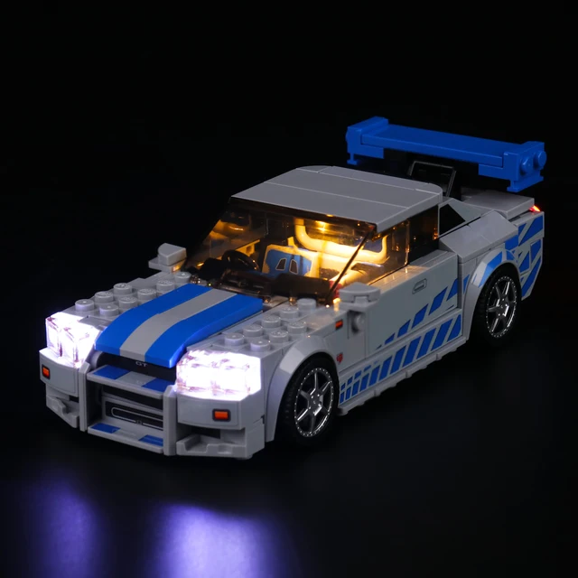 FAST&FURIOUS 1/18 GT-R & SUPRA LEDギミック Jada 1:18 Fast & Furious Brian's Toyota Supra w/Light