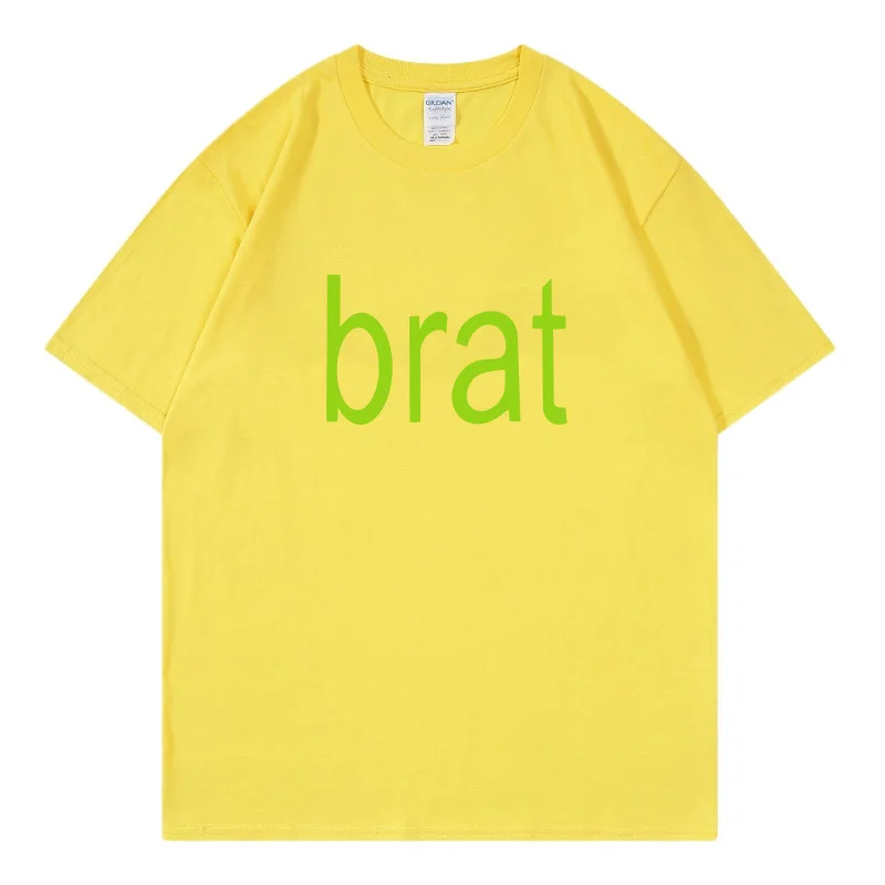 チャーリー XCX ブラット 2024 Tシャツカルトクラシックファッション