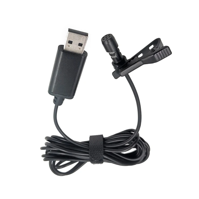 USB 소형 옷깃 마이크 자동차 유닛 pc 스마트 폰 외부 마이크 키트, 자동차 DVD 플레이어 F19E 용