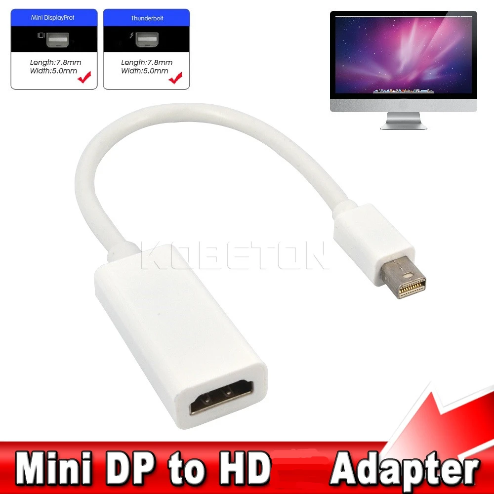 1.8M Mini Displayport To HDMI Cable, 48.0 Gbps at Rs 260/piece in Noida
