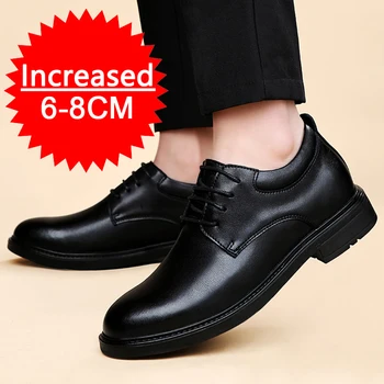 CALTO Scarpe da uomo invisibili, altezza crescente, sandali