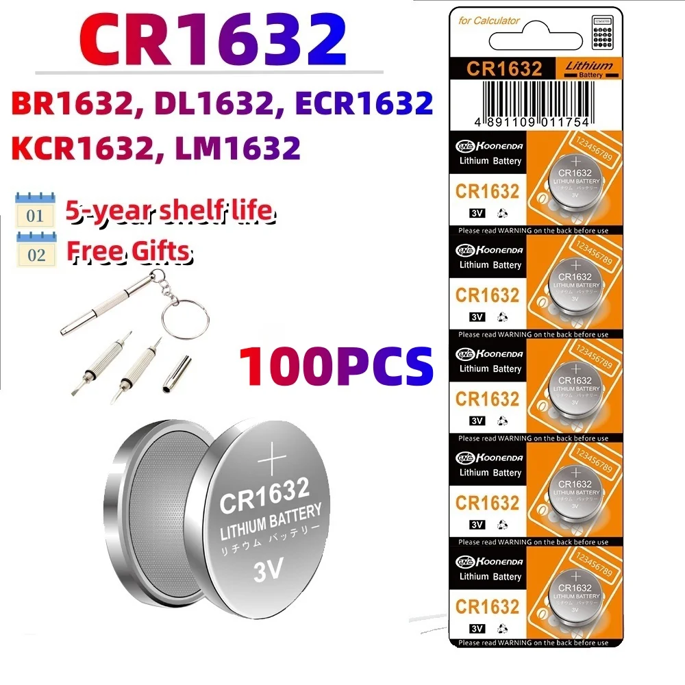 CR1632 battery pack view