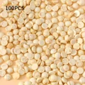 10mm100Pcs White