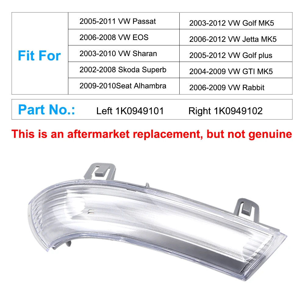  ǥñ ̷ VW 1K0949101 1K0949102Turn ȣ, Ÿ MK5 Eos ڴ    ĻƮ