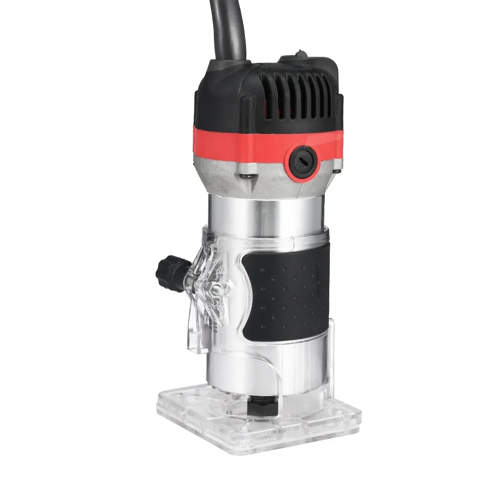 800W 30000r/min Electric Wood Trimmer Wood Router Laminate Trimmer Professional Slotting Trimming Grooving Machine
