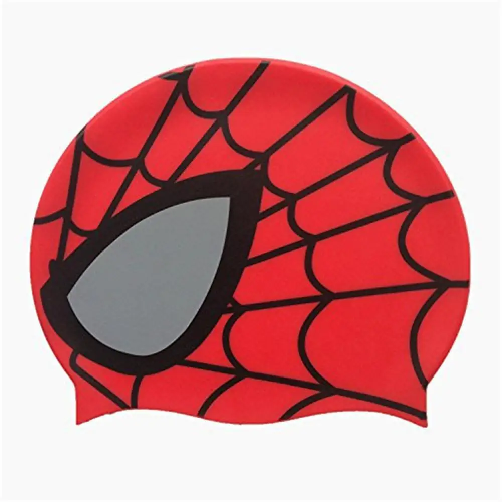 Swimming Cap Silicone Waterproof Swim Hat Men Women Adult Kids Long Hair Pool Caps Diving Swimming Equipment Elastic Cap Spider