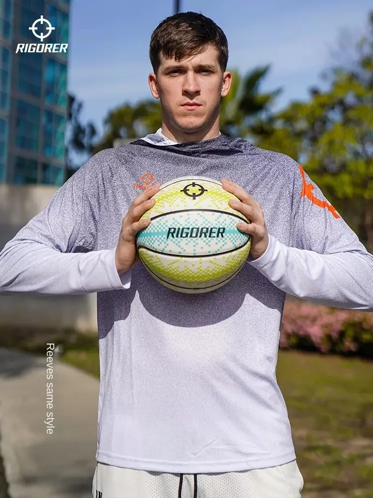 RIGORER Austin Reaves Basketball of the same style Rubber Basketball Size 7 Outdoor Sports Wild Ball Wear-resistant basketball