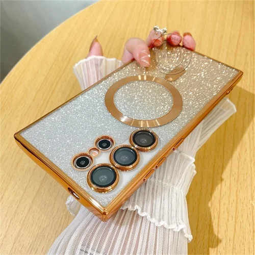 Plating Glitter Wireless Bling Cover