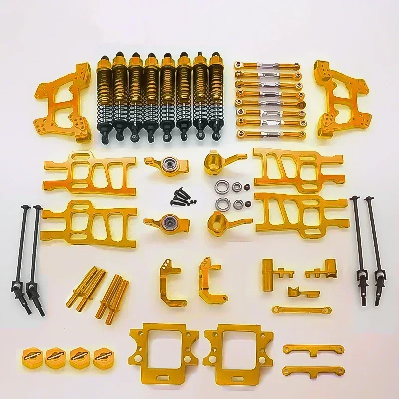 Châssis en alliage violet pour voiture RC HSP 1/10, compatible 94108, 94110, 94111.