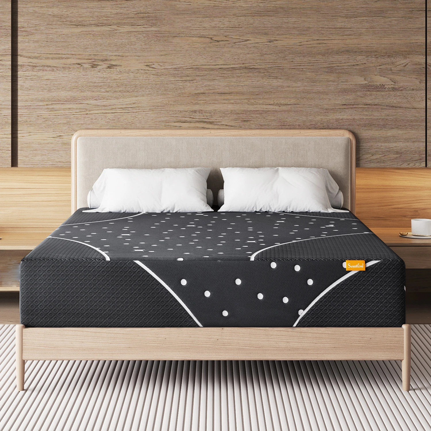 DOUBLE Size Mattress Bed Pocket Spring Foam Medium Firm W/ Cover