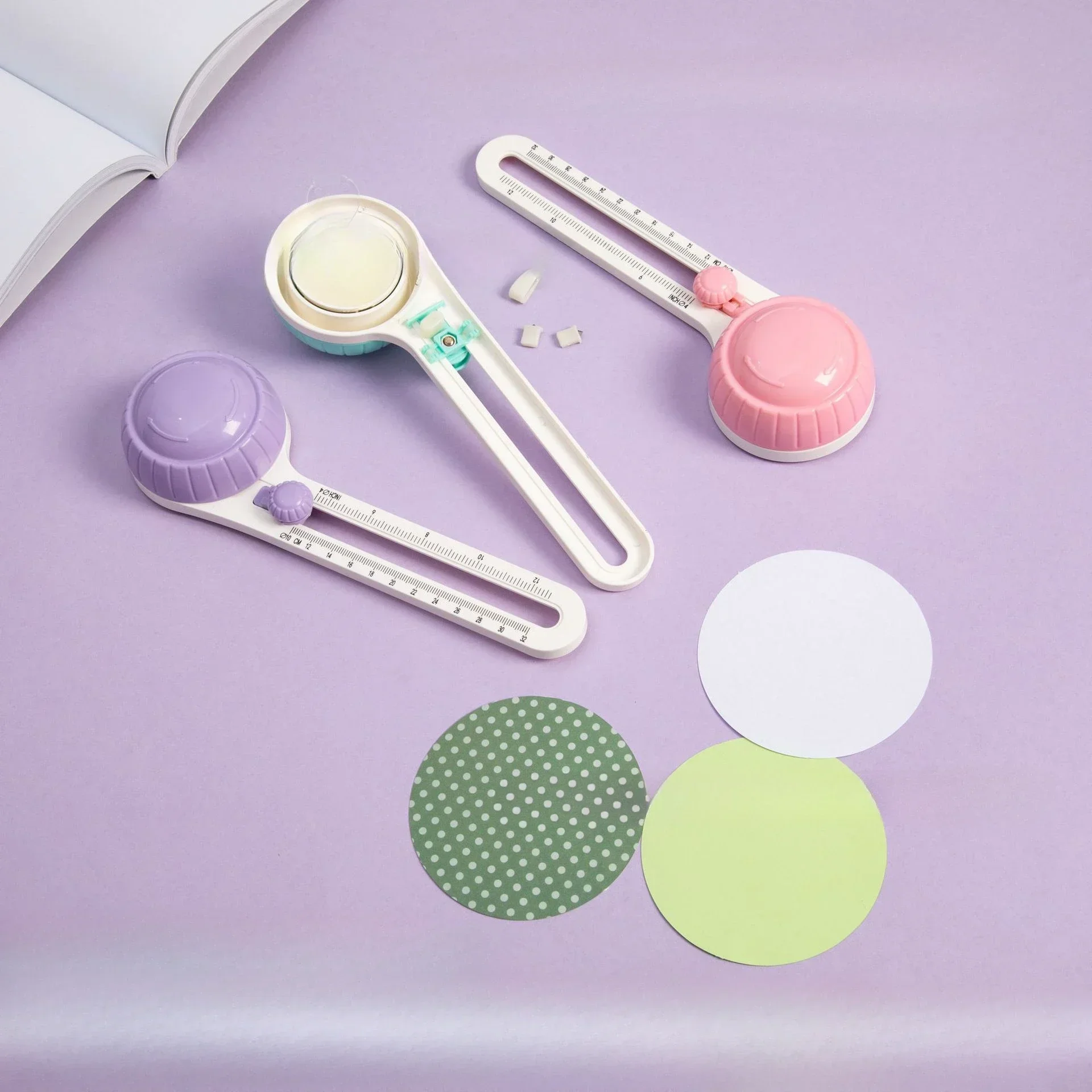 Description Picture 5 of itemRound Cutting Knife DIY Compass Circle Cutter 360 Adjustable Scrapbooking Cutters Circular Paper Scrapbooking Cards Cutters