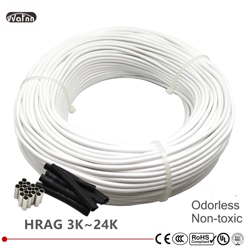 Hrag Hnbr-cabo de Aquecimento de Piso de Fibra de Carbono Linha Direta Elétrica Não Tóxico Quente Não Tóxico Alta Qualidade