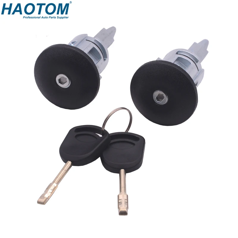 Car Front Left & Right Door Lock Barrels For Ford Transit MK6 MK7 2000