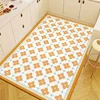 Fashionable Kitchen Floor Mat Oil-proof Anti-slip PVC Waterproof Household Wipeable Wash-free Carpet Balcony Rug Ковер Tapis 러그 4