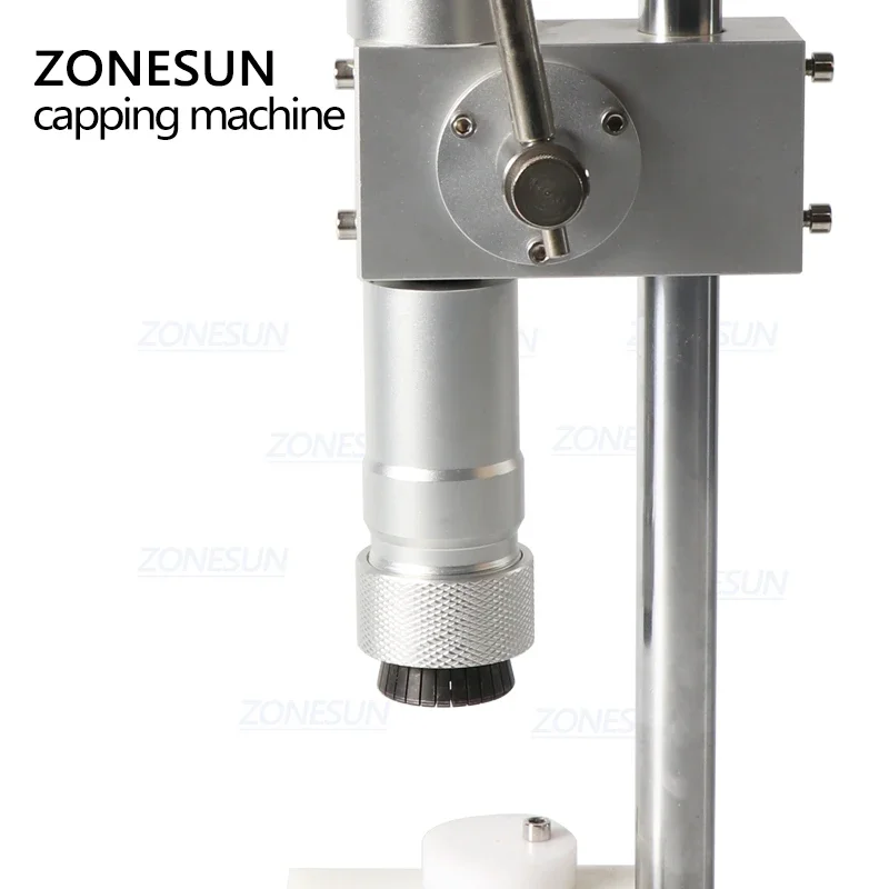 ZONESUN Manual Crimping Machine Perfume Crimper Capper Metal Collar Cap Press Capping Machine Spray Crimper Seals ZS-TYG2 4