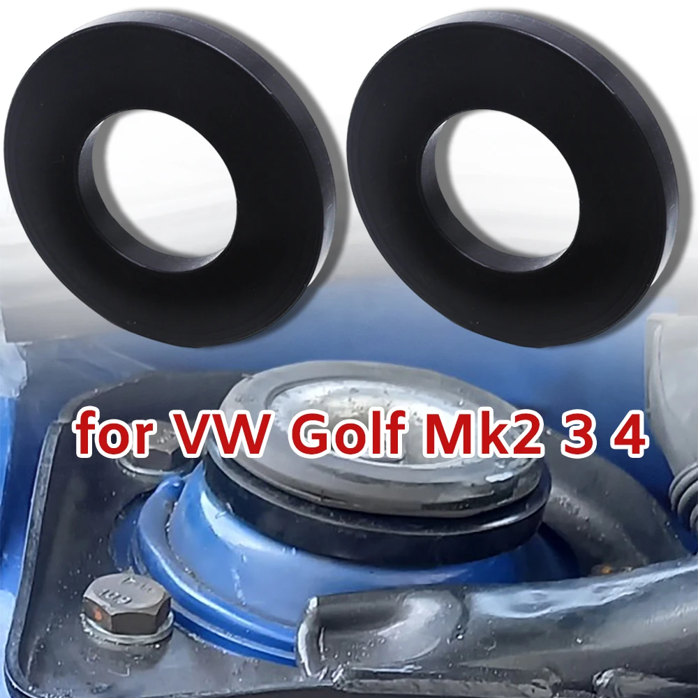 Shock absorbing tower parts 2X for VW Golf Mk2 3 4 Car Front Bushing Bearing Washer Rubber er Ring Durable Reduce Noise Kit