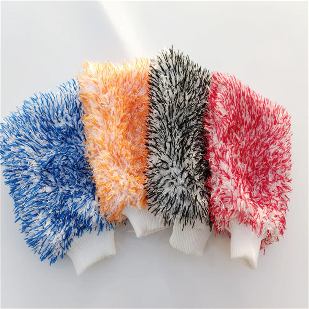 Éponge De Lavage De Voiture En Chenille Bleue, Brosse De Lavage, Tampon, Outil De Nettoyage, Nouveaux Outils De Lavage En Microfibre, éponge De Nettoyage De Voiture