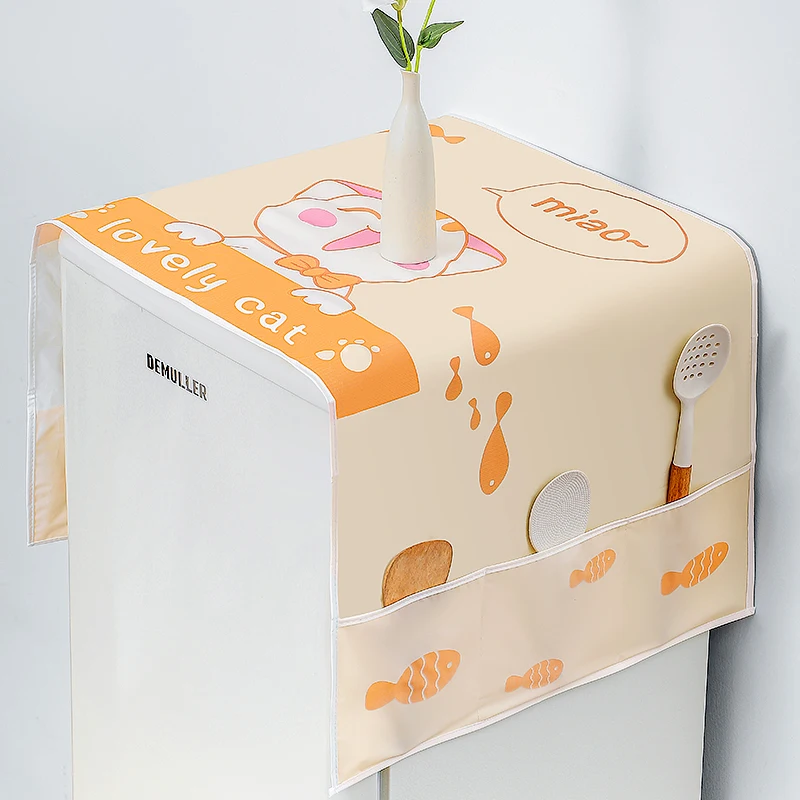 Multifunctional Refrigerator Cover, Waterproof and Dustproof Microwave Oven and Washing Machine Dust Cover dust cover
