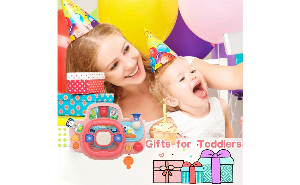 Huanger Interactive Steering Wheel Navigation Bridge Play Set