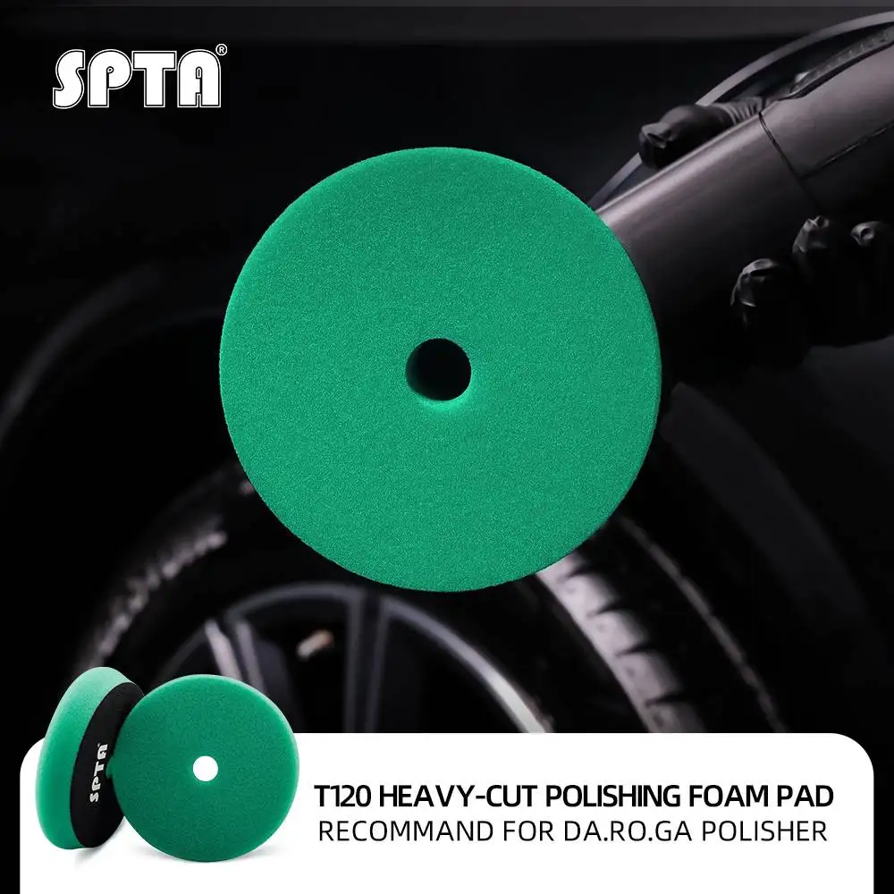 Car Polishing Foam Pad T Shape Sponge for DA/RO/GA Car Polisher 1PC 3"(80mm)/5"(125mm)/6"(150mm)