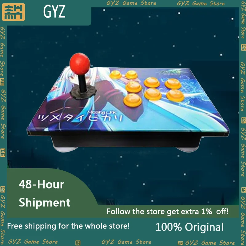 

New Gyz Arcade Usb Arcade Joystick Game Controller Kof Fighting Game Fighter Pc Gamepad Kof Arcade Joystick Customized Gift