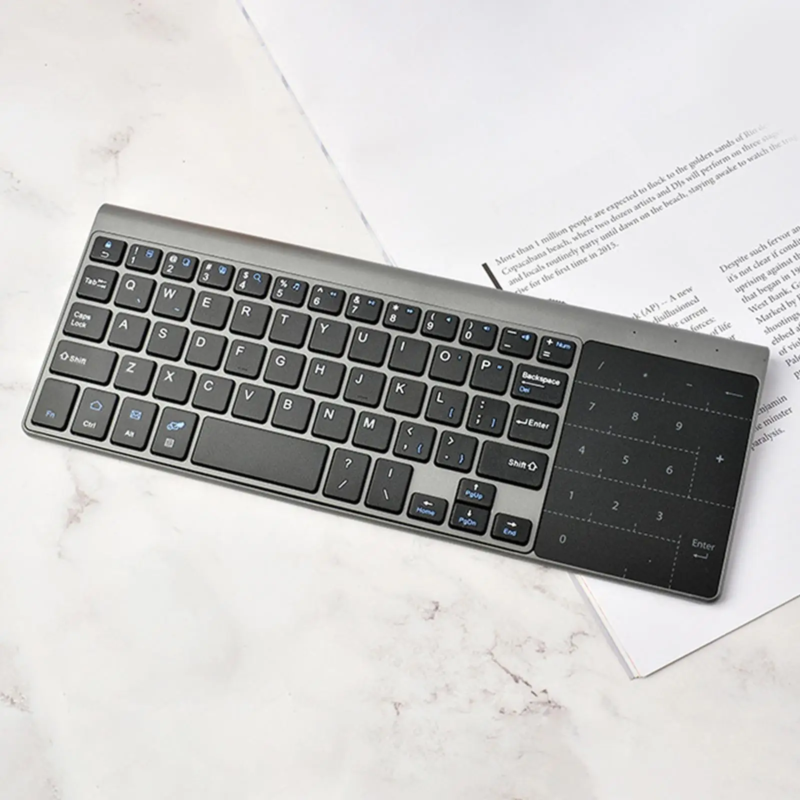 USB 리시버 장착 미니 무선 키보드, PC 컴퓨터 절전 슬림