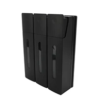 1 PC เครื่องกดสบู่เหลว 400ML 3 ช่องติดผนังห้องน้ำฝักบัวล้างผมขวดของเหลวคอนเทนเนอร์ 1