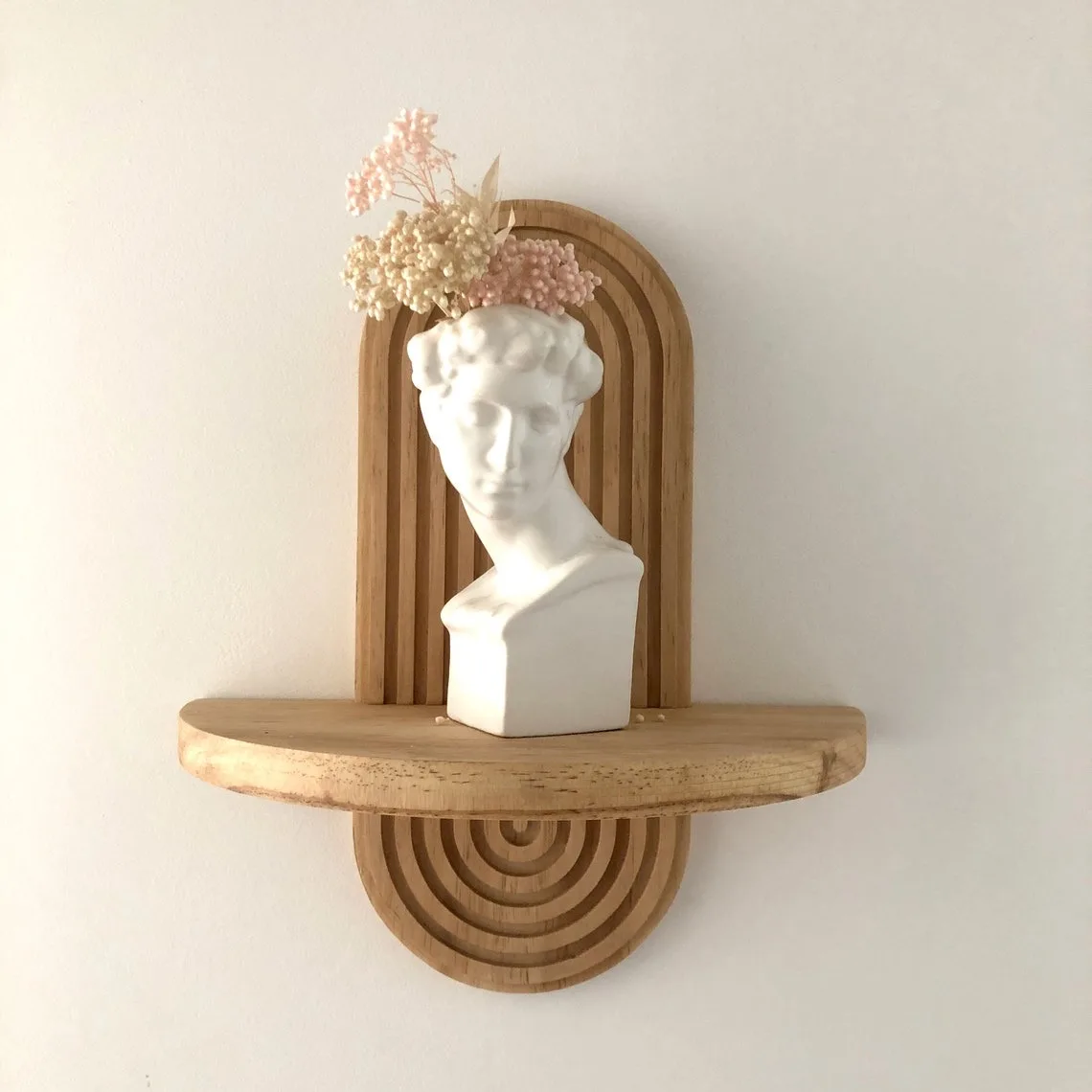 

Custom Home Floating Wooden Wall Shelf Decor Display Storage Wall Mounted Bookshelf MDF Wood Shelf Organizer
