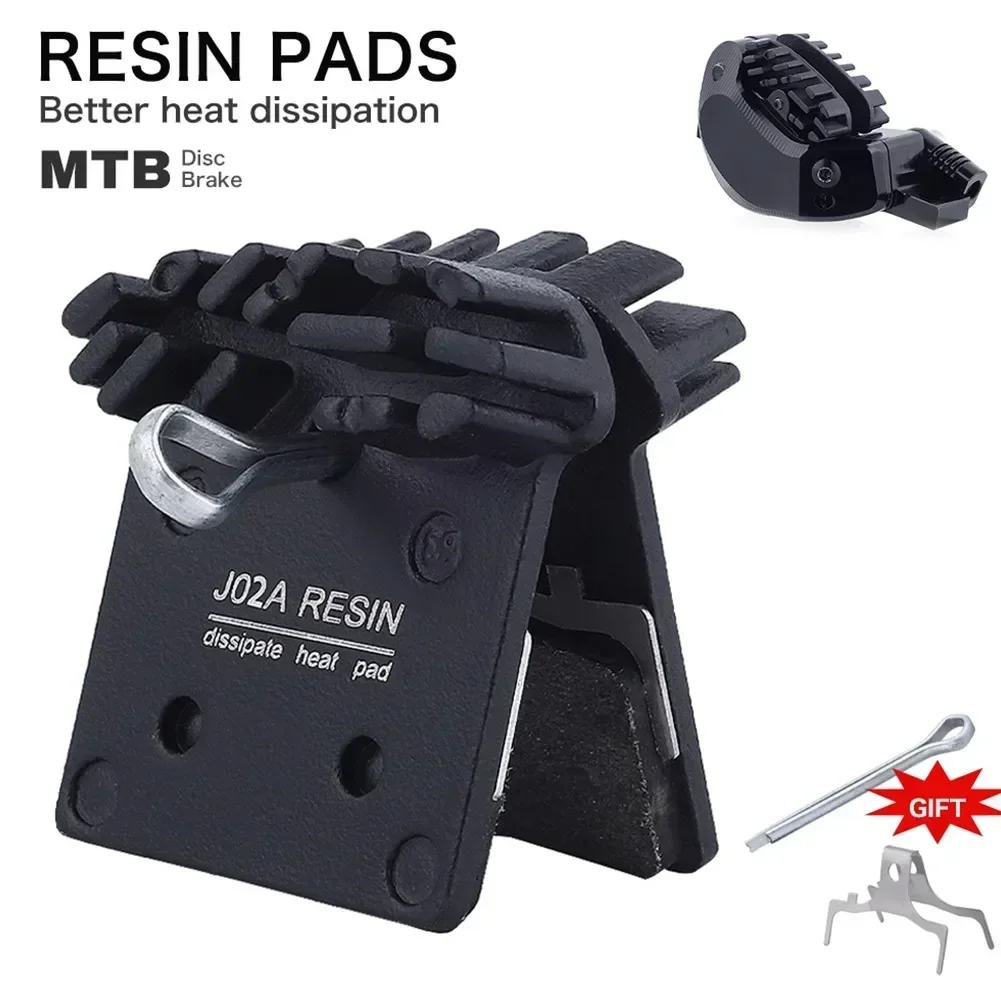 MTB Resin Cooling Fin Ice Tech Disc Brake Pads 1Set for SLX Deore XT XTR M8000 M9020 M987 M985 M785 M7000 M675 M666 M6000 M615 bicycle disc brake pads
