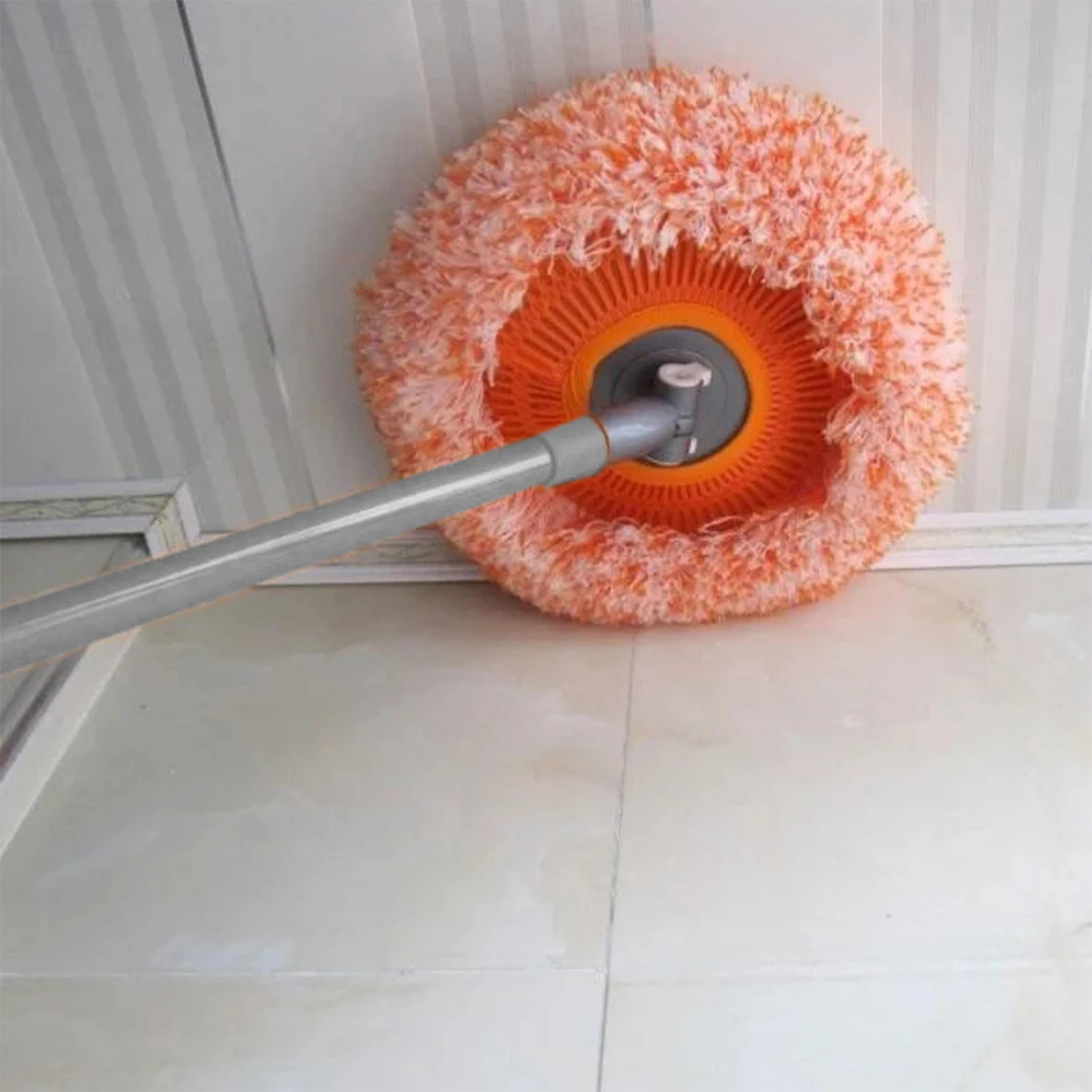 Floor Scrubber Brush Retractable Rotating Brush for Cleaning