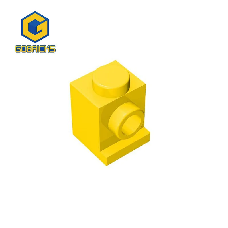 Gobricks 10Pcs MOC 부품 4070 30069 35388 벽돌 특수 1x1 헤드 라이트 호환 DIY Assmble 빌딩 블록 입자 장난감