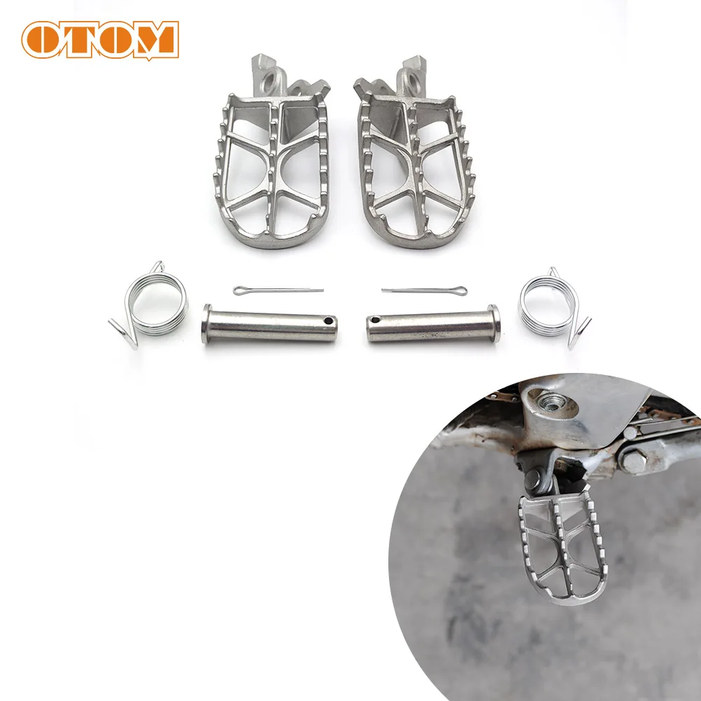 Super Vici 360° Rotating Motorcycle Footboards Foot Pegs – Fit