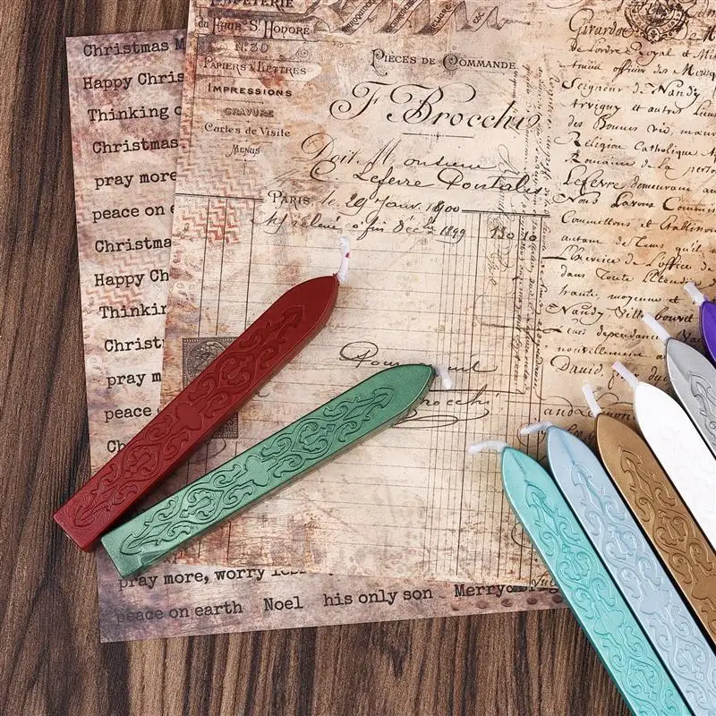 1pc Sealing Wax Sticks Colorful Antique Strips Candle Beeswax Sigillo for  Postage Letter Stamp Retro Wedding Envelope Invitation - AliExpress
