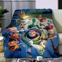 Cartoon Disney Toy Story Printed Blanket Picnic Blankets Warm Blanket Soft and Comfortable Blanket Home Travel Birthday Gift 1