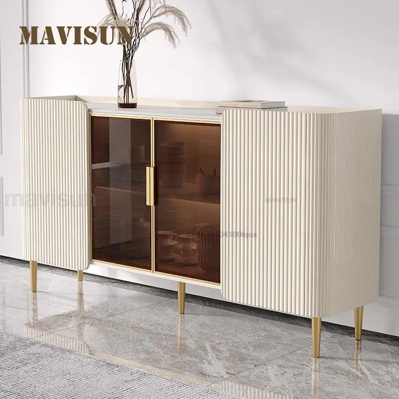 High-End Restaurant Kitchen Cupboard Living Room Storage Locker With Drawers Nordic Simple Home Decore Console Table Sideboard