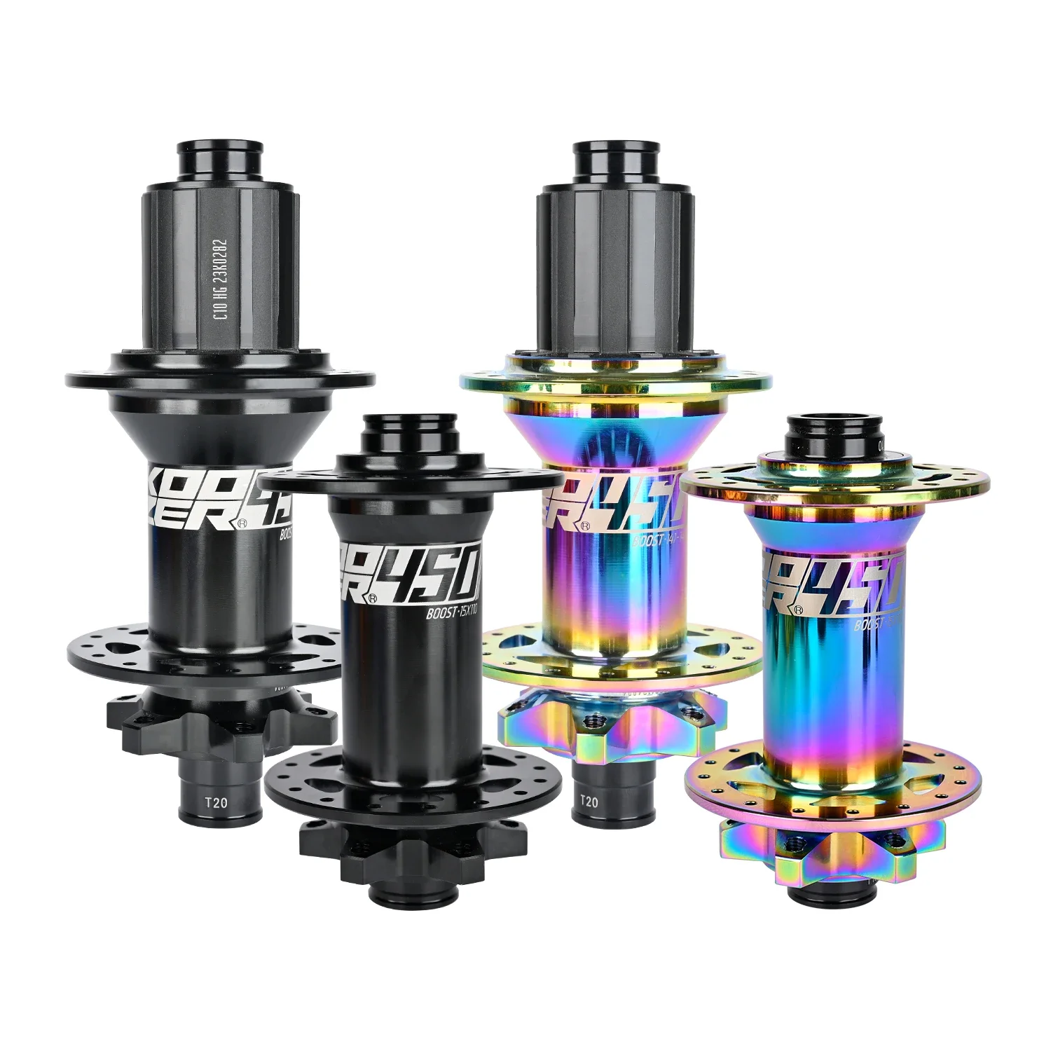 Koozer450ブーストマウンテンバイクハブ、自転車ハブ、スルーアクスル