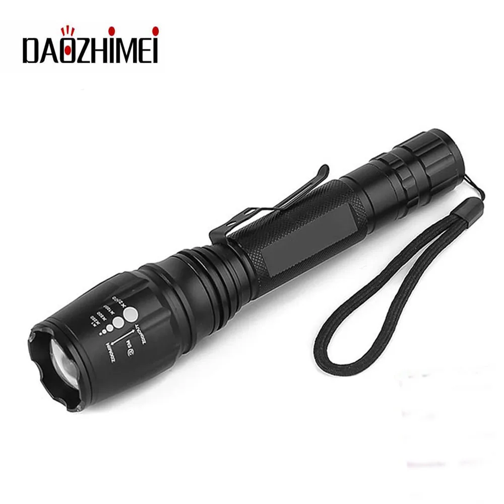 

powerful Hunting Flashlight XML T6 LED Zoomable 5-Mode Camping Flash Light Lantern Outdoor Emergency Focus Torch