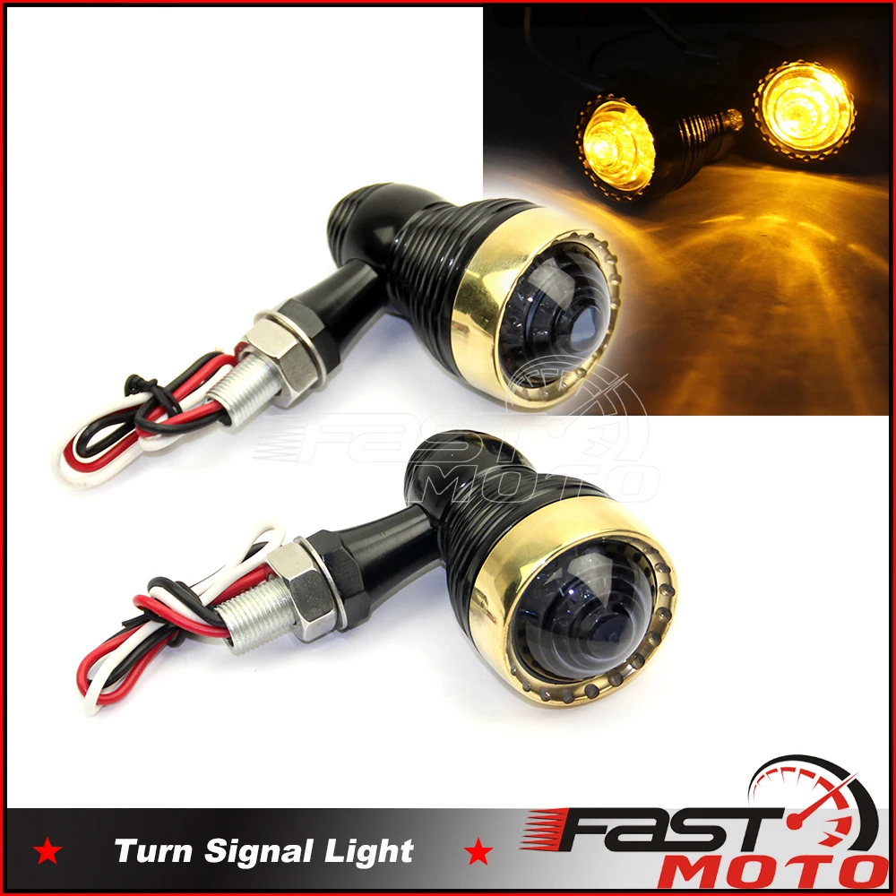 

Motorcycle Turn Signals Light Taillight LED Indicators Universal Blinker Flashers for Honda Harley Yamaha Suzuki Kawasaki Custom