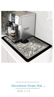 Description Picture 5 of itemSolid Washing Machine Dust Cover Refrigerator Cabinet Top Protector Waterproof Pad Dinning Table Placemat Faux Leather Dust Mat