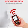 QHTITEC WX666 Digital Mini Multimeter Tester Auto Multimetro True Rms Tranistor Meter with NCV Data Hold 4000counts Flashlight 3