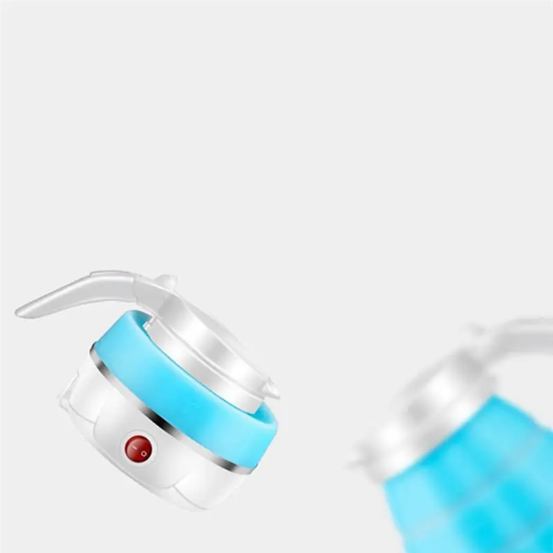 B47B-Household Travel Water Heater Mini Foldable Electric Kettle 0.6L Portable Electric Kettle Silicone Compression EU Plug 2