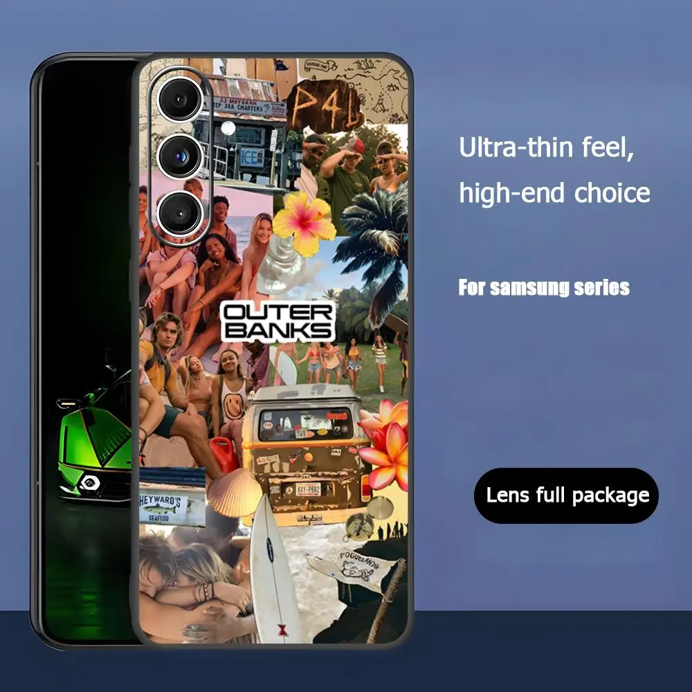 Outer Banks-Themed Soft Black Phone Case