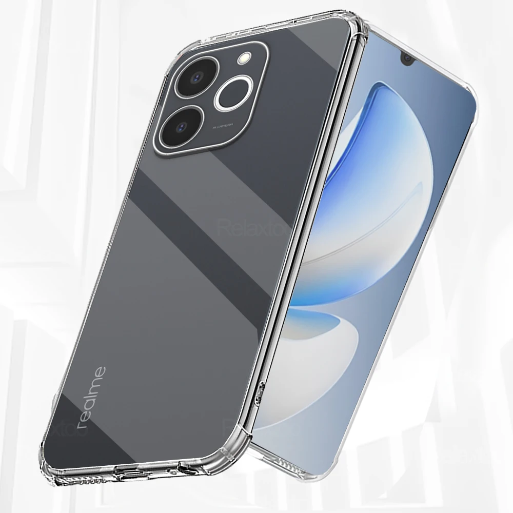 Clear Crystal Transparent Silicone Case - Anti-Yellow & Shockproof Cover