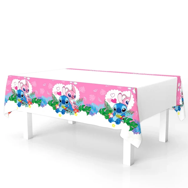 Lilo point nappe de fête point décorations de fête point joyeux anniversaire événements fête couverture de Table enfants garçons filles faveurs 2