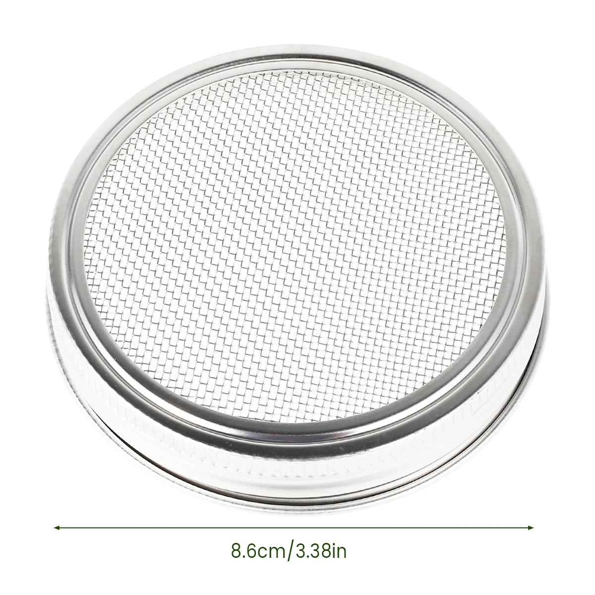 Stainless Steel Seed Sprouter Lid with Screen for Wide Mouth Mason Jars