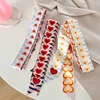 120cm Striped Love Double-layer Simulation Silk Scarf Twill Scarf Small Neck Scarf Tied Hand Small Ribbon Tied Bag Silk scarf 6