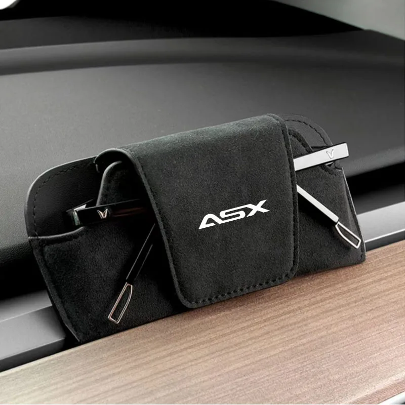 자동차 선바이저 안경 케이스, 선글라스 보관 홀더, 카드 티켓 보관 케이스, MITSUBISHI ASX 자동차 액세서리