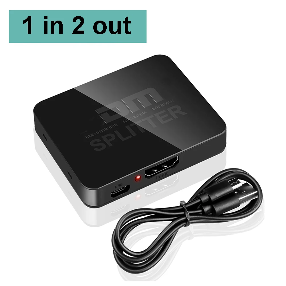 מפצל HDMI-compatible 4K 2K 1 ב-4 יציאות 4x1 מתאם HDMI-compatible HD Video Switcher עבור PS4 Xbox DVD PC Laptop